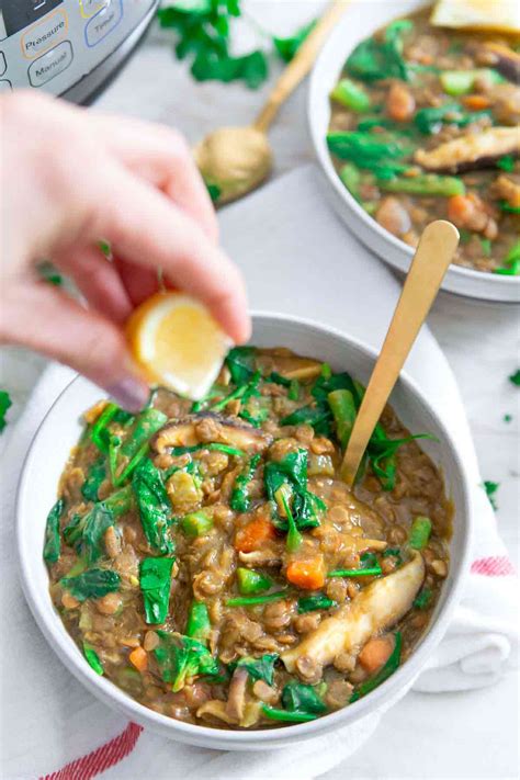 I can't really explain how it's different, but we used to use canola oil and now it's coconut all the way! Lentil Vegetable Soup - Lentil and Vegetable Soup Made in ...