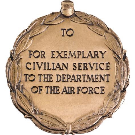 Air Force Exemplary Civilian Service Award Medal Usamm