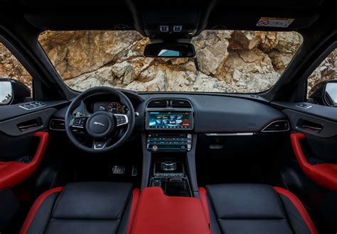 Make your choice from the range of luxurious colours and materials. 2017 Jaguar F Pace First Edition interior view - Automobile
