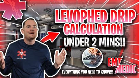 Levophed Drip Calculation Youtube