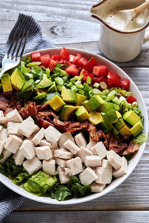 Turkey Club Chopped Salad With Aioli Vinaigrette Paleo Friendly