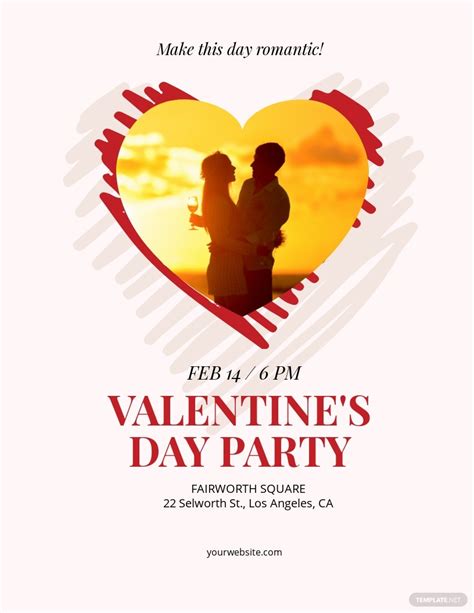 Free Valentines Day Flyer Templates 19 Download In Pdf Psd Illustrator Word Indesign Free Word