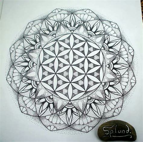 By Splund Mandala Art Geometric Mandala Tattoo Mandalas Painting