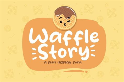 Waffle Story Font By Sijalembe · Creative Fabrica