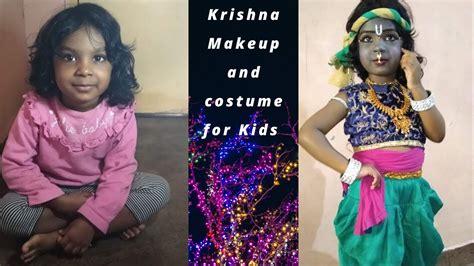 Krishna Makeup for Kids| #Krishna #Krishnacostume #BabyKrishna # 