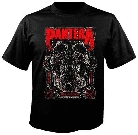 Pantera Skull T Shirt Metal And Rock T Shirts And Accessories