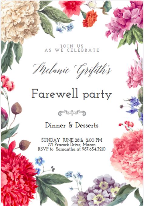 Free Printable Farewell Cards