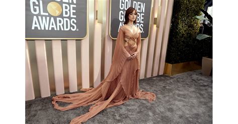 Jenna Ortega Wears Cutout Gucci Dress At Golden Globes Popsugar Fashion Photo