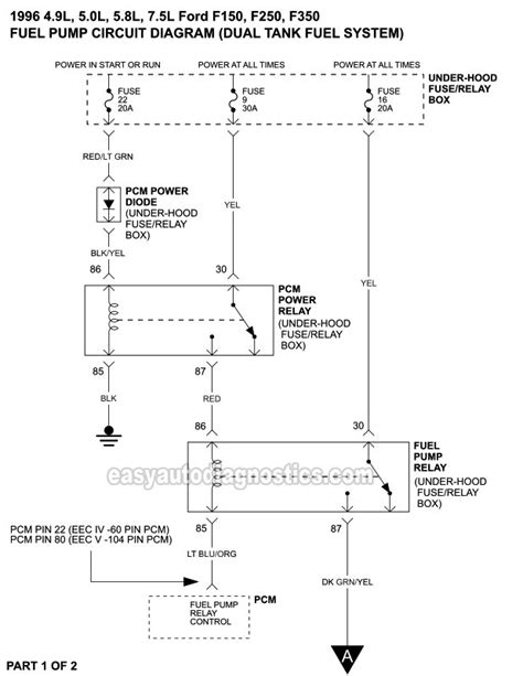 Wiring Schematic 2001 Ford F150 Circuit Diagram