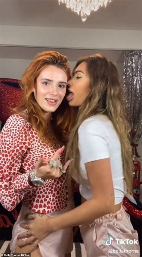 Bella Thorne Caresses Too Hot To Handle Star Francesca Farago In Steamy