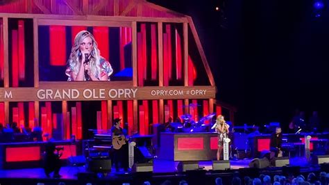 Carly Pearce Performing “every Little Thing” At The Opry On 6619