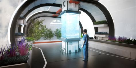 Biological Lab 2 Tom Schreurs Spaceship Interior Sci Fi Environment