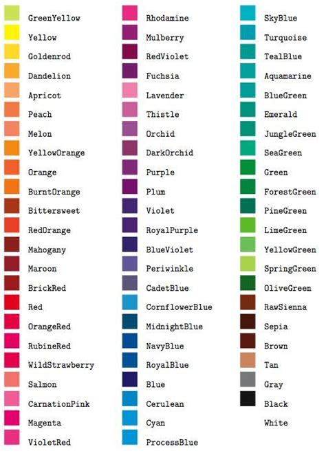 I Love Colors This Is A Wide Variety Of Different Shades Of Color From