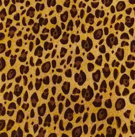 Cheetah Cotton Fabric Leopard Print Fat Quarter 18 X 22 Etsy
