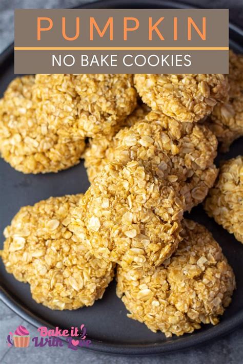 These No Bake Pumpkin Cookies Are Easy To Make And Loaded With Fall