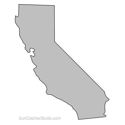 California Map Outline Transparent