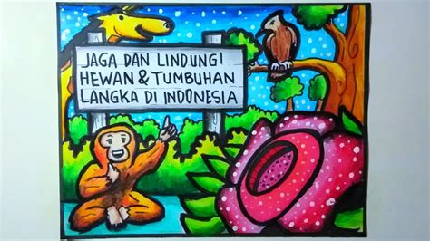 Poster Pelestarian Hewan Dan Tumbuhan Langka Agro Blog