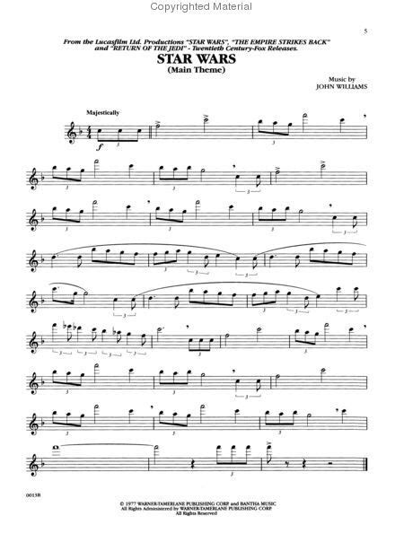 Star Wars Flute Music Flute Sheet Music Saxophone Sheet Music Music