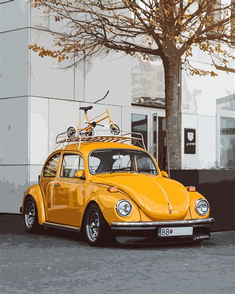 Vw Beetle Volkswagen Beetle Beetle Car Wallpaper Carros Hd Wallpaper Yellow Car Mellow