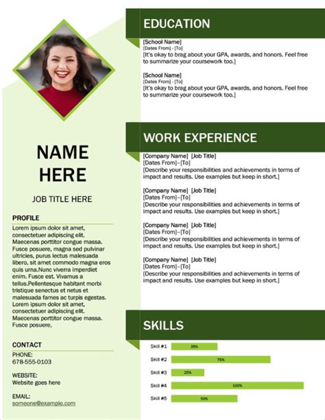Word Resume Templates With Free Download