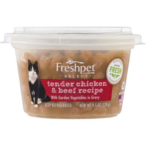 Freshpet Select Cat Food Tender Chicken And Beef Recipe 45 Oz Instacart
