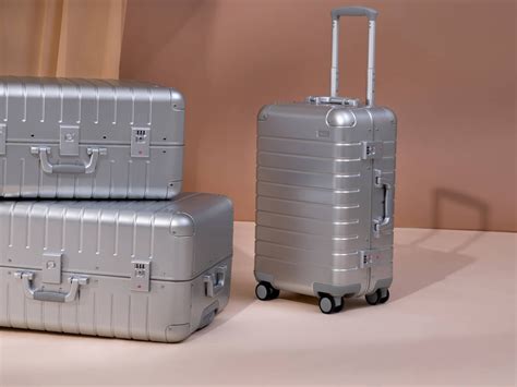 Away Luggage Gets A Futuristic New Look Unbreakable Aluminum