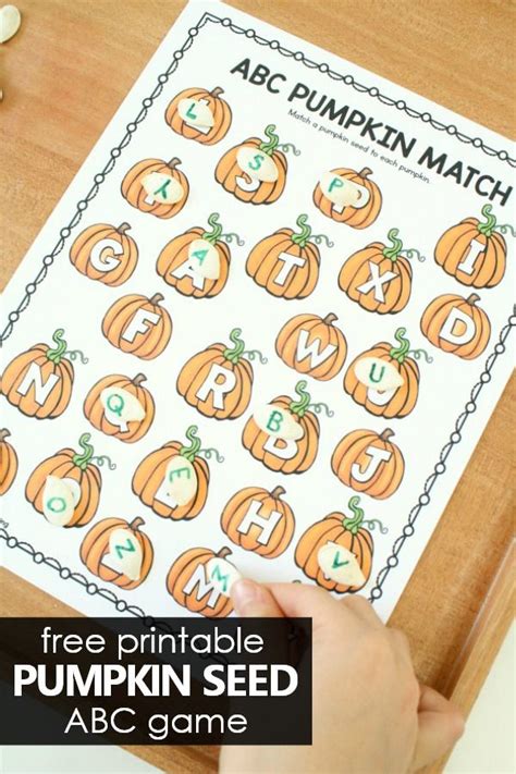 Pumpkin Letter Matching Abc Game Fantastic Fun And Learning Pumpkin