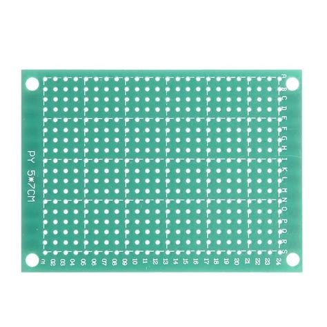 Universal Pcb Prototype Board Double Sided 254mm Hole Pitch 7x5cm