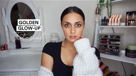 Golden Glow Up Makeup Tutorial Youtube