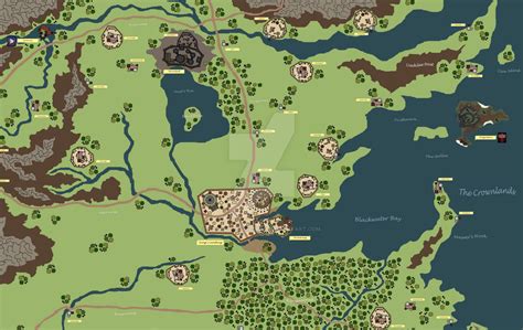 Westeros Map The Crownlands By Jurassicworldfan On Deviantart