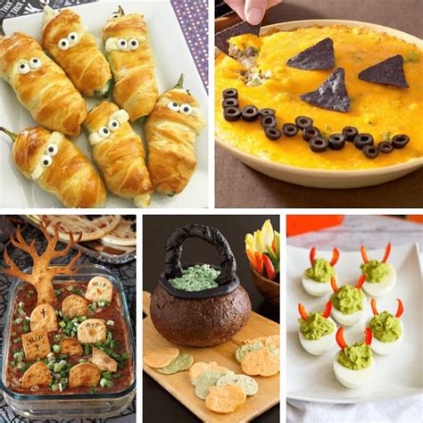 A Roundup Of 30 Halloween Appetizers And Snacks Fun Halloween Food