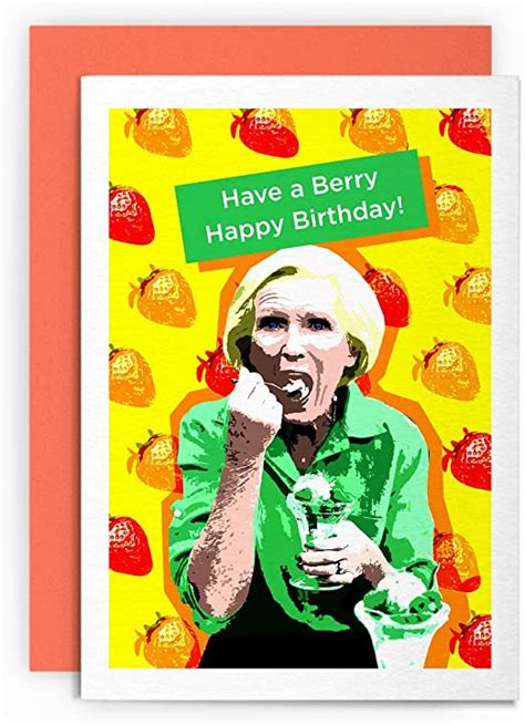 Birthday Card Funny Mary Great British Bake Off Mum Mam Wife Girl