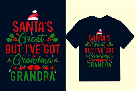 Santa Great Grandpa Grandma Christmas T Graphic By Mdnurulafsar474