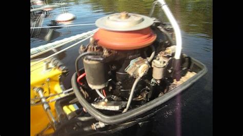 1978 Volvo Penta 400 Outboard Under The Hood Youtube