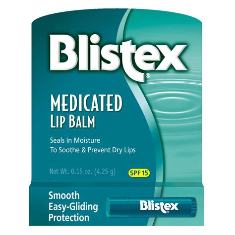 Blistex Medicated Lip Balm Spf 15 Shop Lip Balm And Treatments At H E B