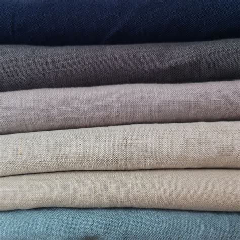 100% Linen Fabric 14x14 56x56 180gsm Width 160cm-300cm (after - Washing ...