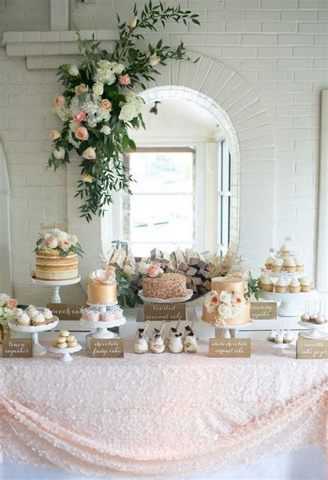 20 Delightful Wedding Dessert Display And Table Ideas To