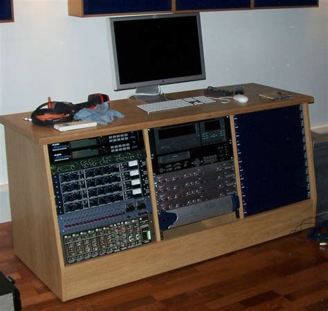 Recording Studio Furniture_ 3 bay Studio Rack | Recording studio furniture, Studio furniture ...