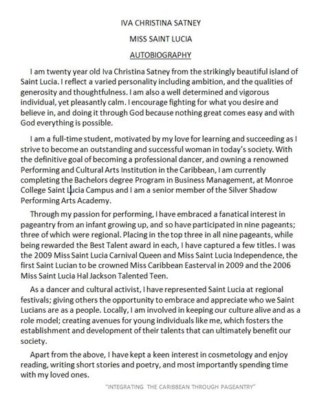 Four types of autobiographical writing. 45 Biography Templates & Examples (Personal, Professional ...