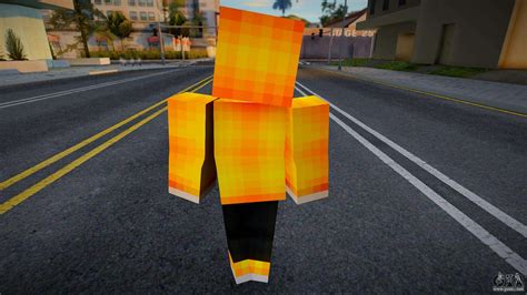 Minecraft Boy Skin 18 For Gta San Andreas