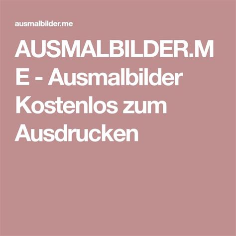 AUSMALBILDER.ME - Ausmalbilder Kostenlos zum Ausdrucken | Ausmalbilder