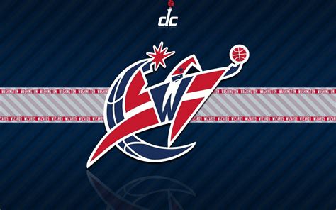 Nba Washington Wizards Team Logo Widescreen Hd Wallpaper