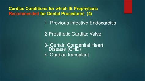 Pedo New Guidelines For Prophylaxis Against Infective Endocarditis