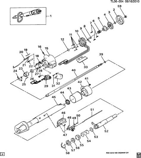 Rd2809 Chevy Tilt Steering Column Diagram Schematic Wiring