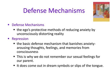 Ppt Defense Mechanisms Powerpoint Presentation Free Download