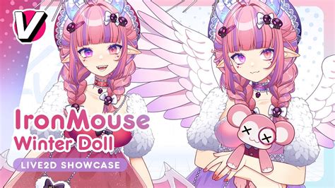 【live2d】vshojo Ironmouse New Outfit Winter Doll Showcase Youtube