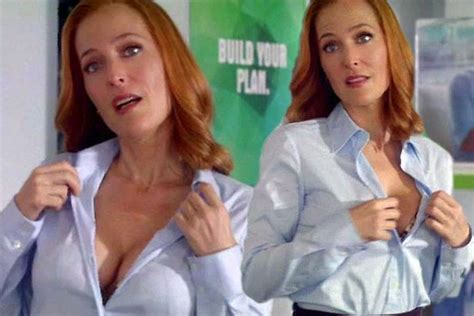 the x files gillian anderson shares fetish picture as fans gush over how hot dana scully