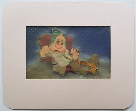 Two Original Production Cels From Walt Disneys Snow White And The