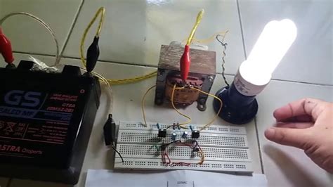 Inverter Dc To Ac Using Irf630 Youtube