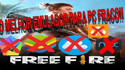 Escolha uma das opções de emuladores disponíveis acima e faça o download deles em seu computador. O MELHOR EMULADOR PARA JOGAR FREE FIRE PC FRACO E PC LIXO ...